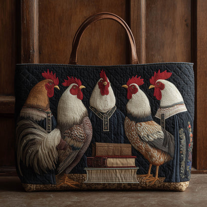 The Faithful Flock Quilted Tote