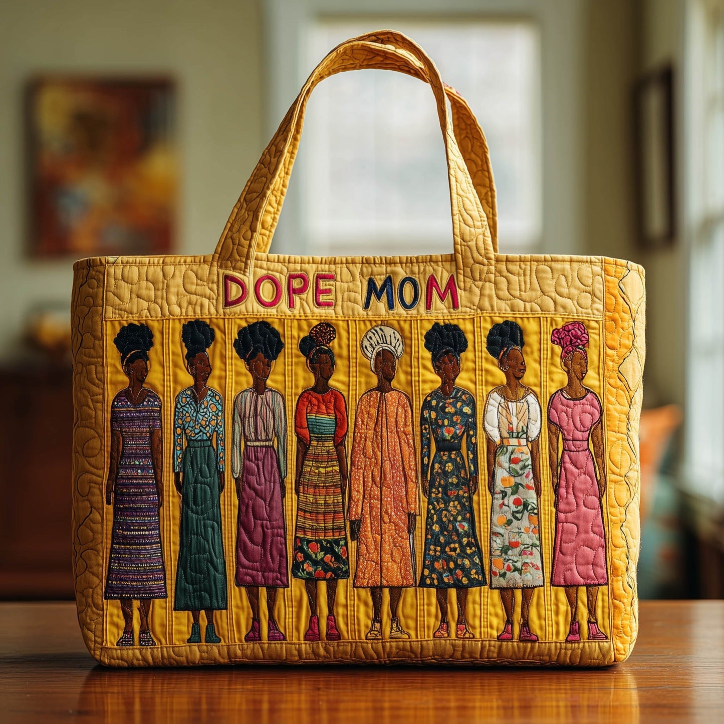 The Dope Mom Quilted Tote 3861