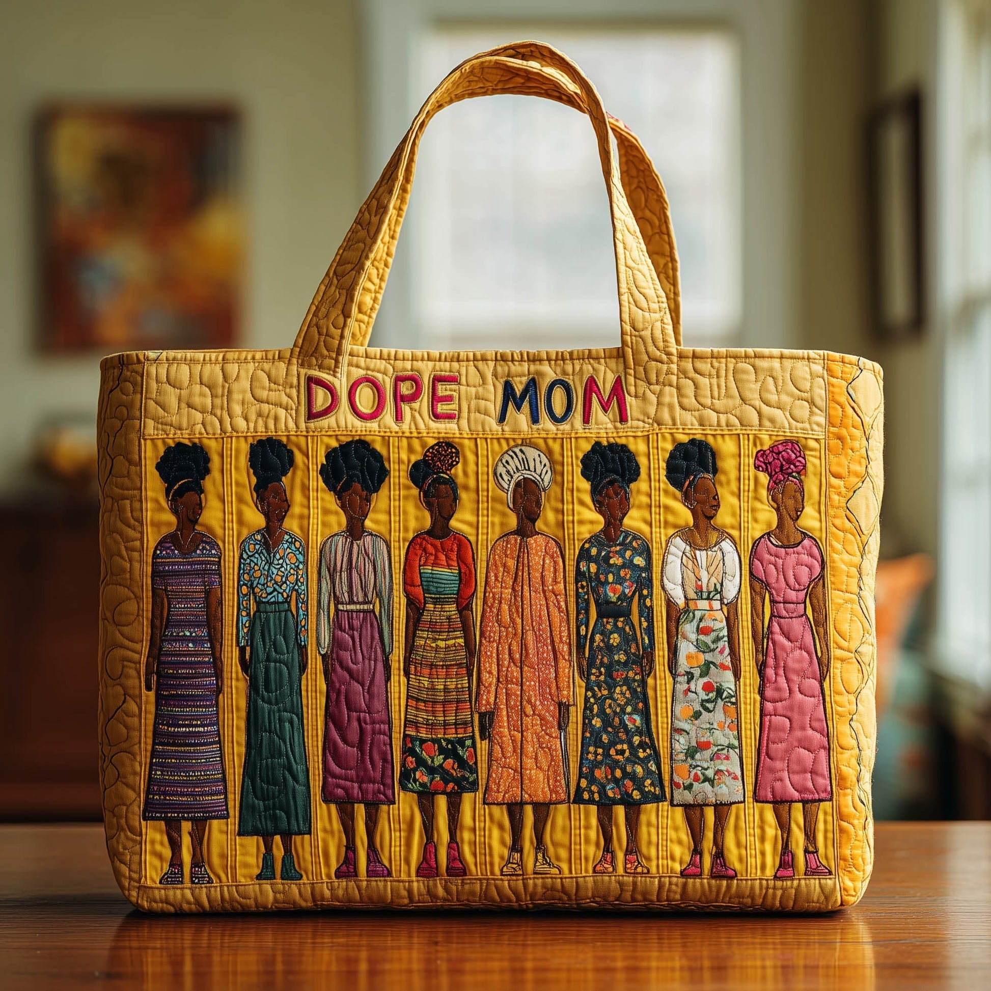 The Dope Mom Quilted Tote 3861