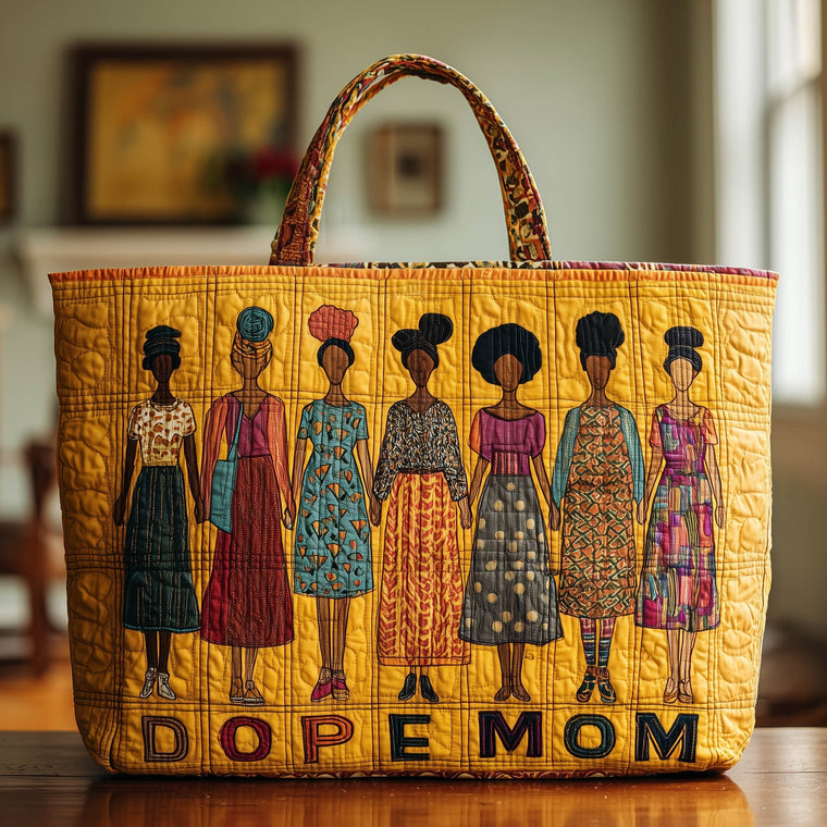 The Dope Mom Quilted Tote 3862