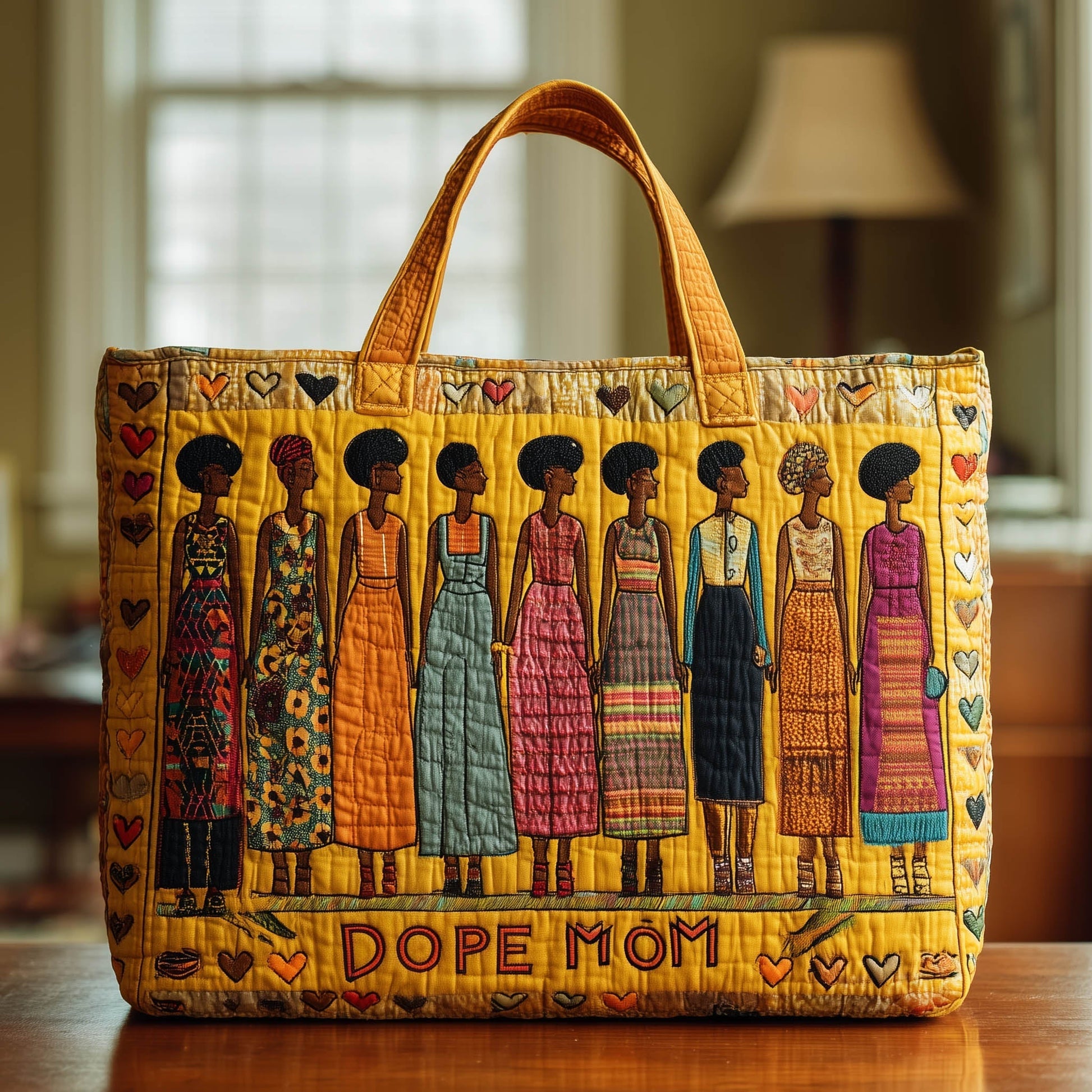The Dope Mom Quilted Tote 3863
