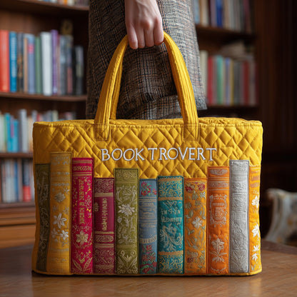Colorful Book Spines Tote Bag