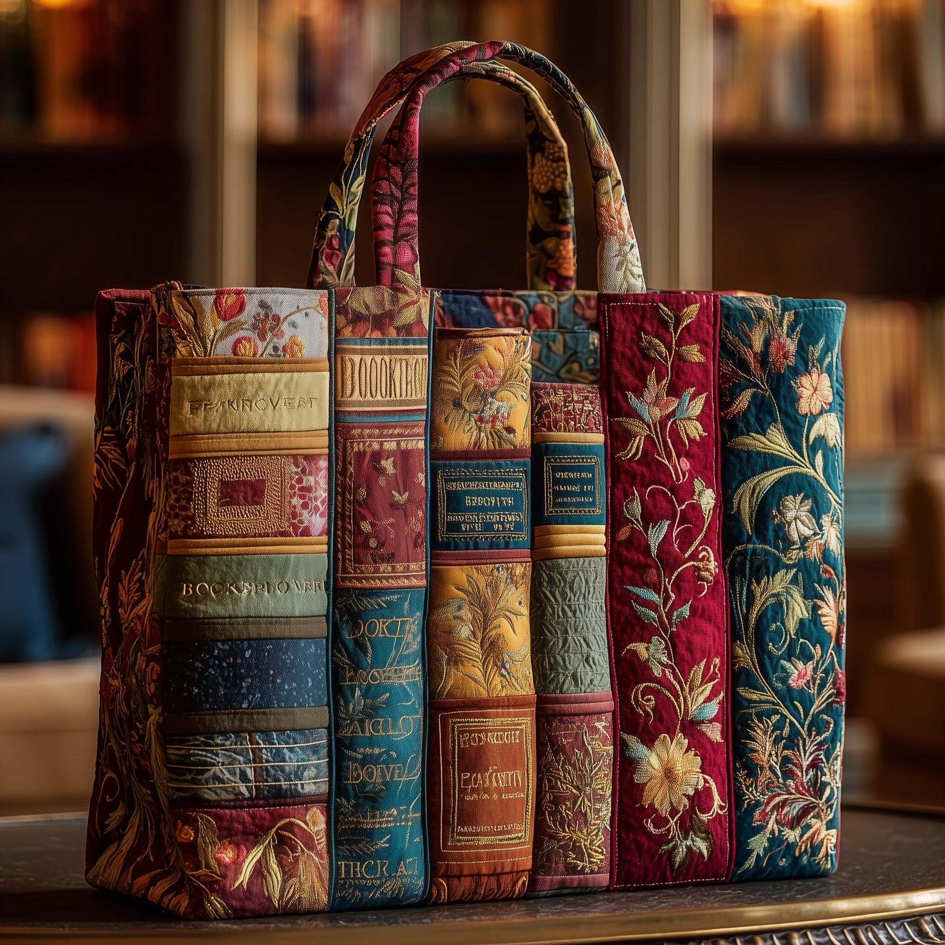 The Book Lovers Quilted Tote