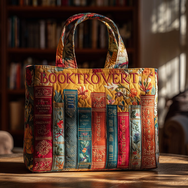 The Book Lover Quilted Tote 3921