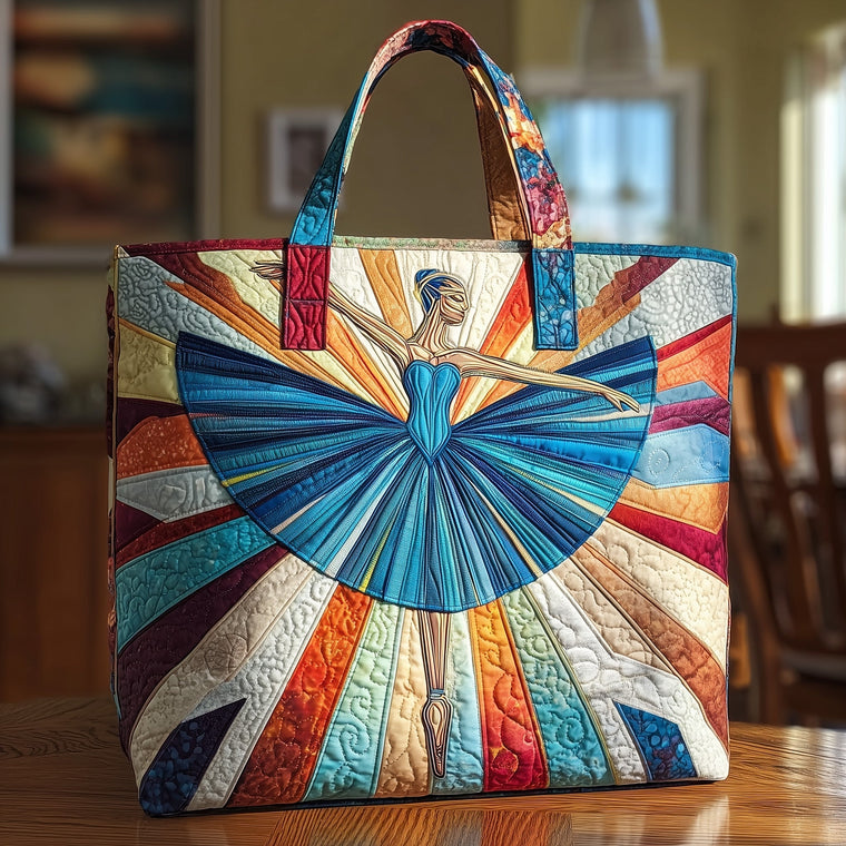 Everyday Ballet Quilted Tote Bag