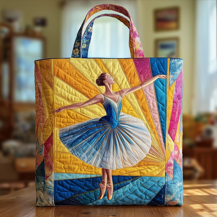 Everyday Ballet Queen Quilted Tote