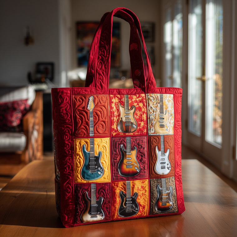 Everyday Guitar Collection Quilted Tote