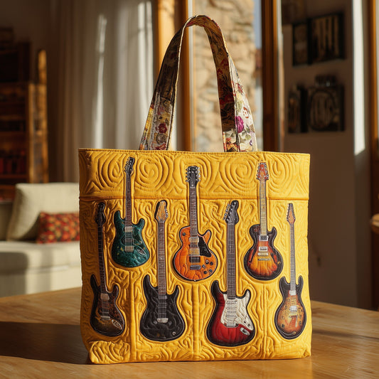 The Guitar Collection Quilted Tote 4055