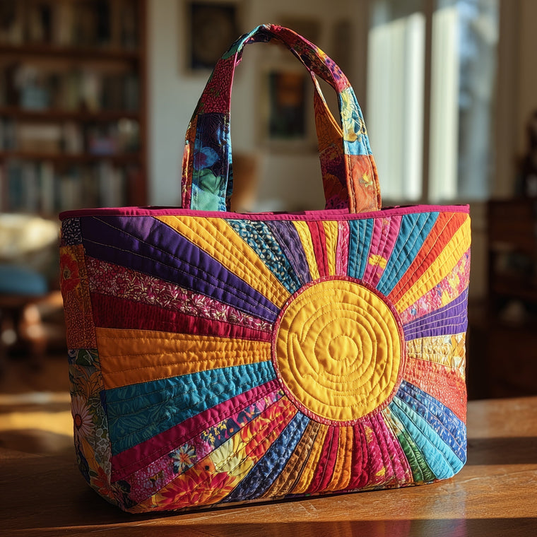 Everyday Colorful Sunburst Tote Bag