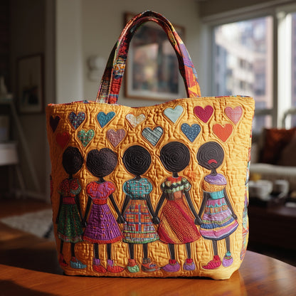 The Heartfelt Sisterhood Quilted Tote