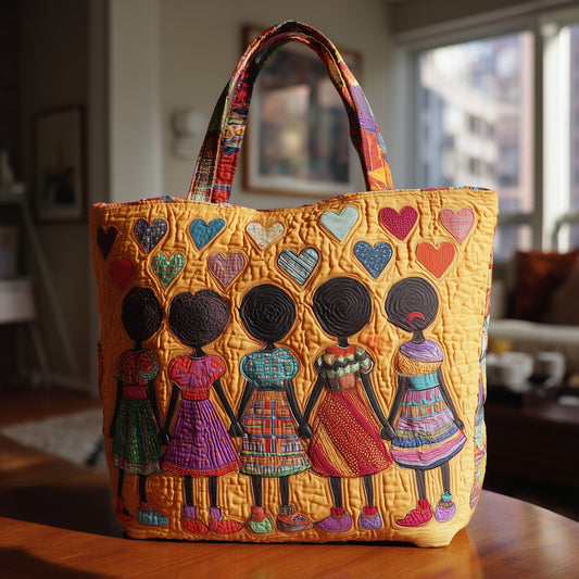 The Heartfelt Sisterhood Quilted Tote