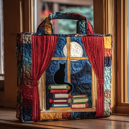 The Window Cat Quilted Tote