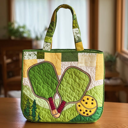 Pickleball Paddles Ball Tote Bag