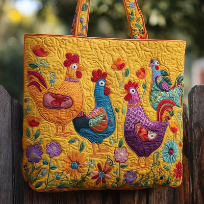Everyday Funky Farmhouse Quilted Tote