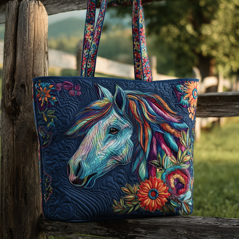 Everyday Dynamic Horse Quilted Tote