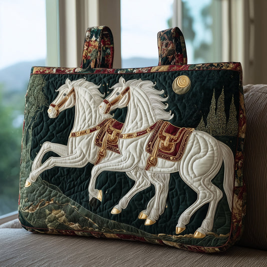 The Equestrian Charm Quilted Tote