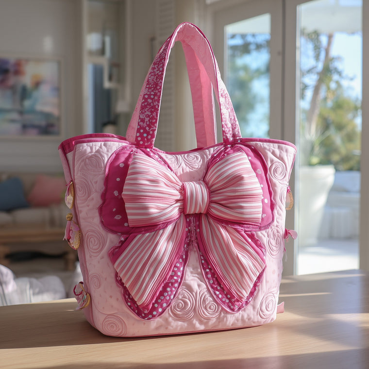Everyday Breast Cancer Quilted Tote