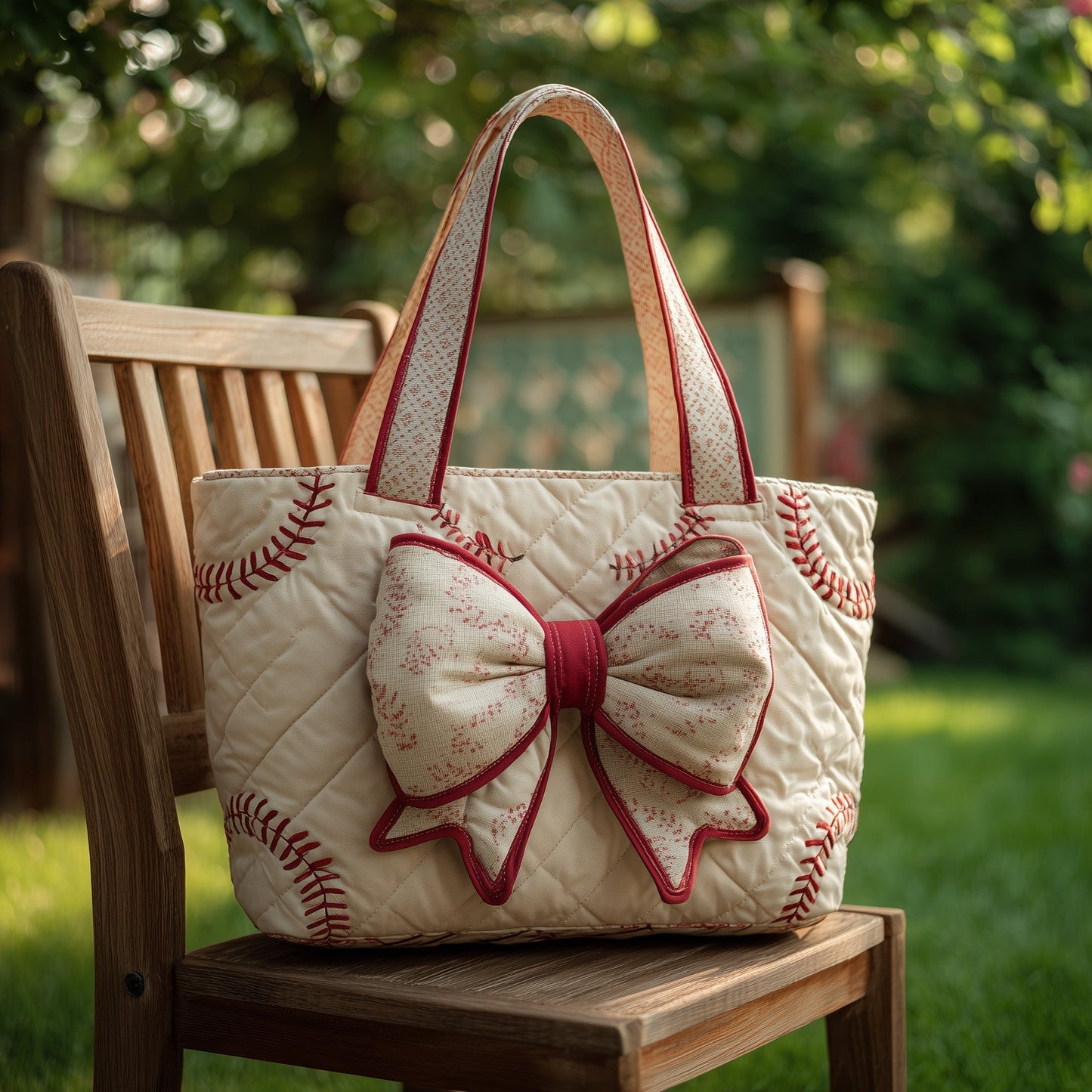 Everyday Hobbies Quilted Tote Bag