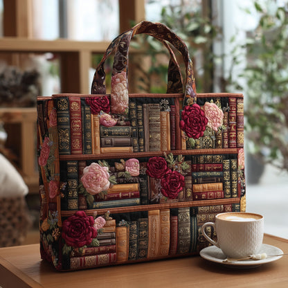 Everyday Antique Library Quilted Tote