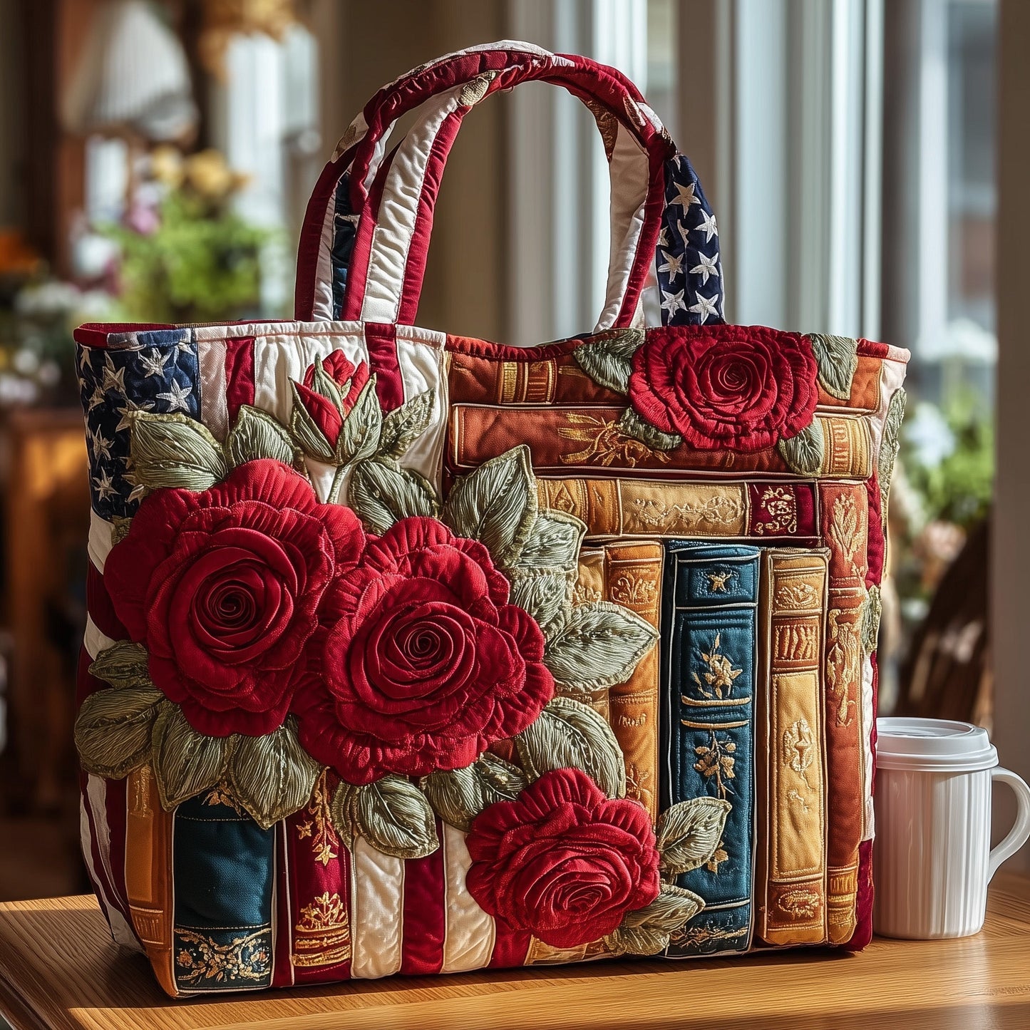 Everyday Book Nook Quilted Tote