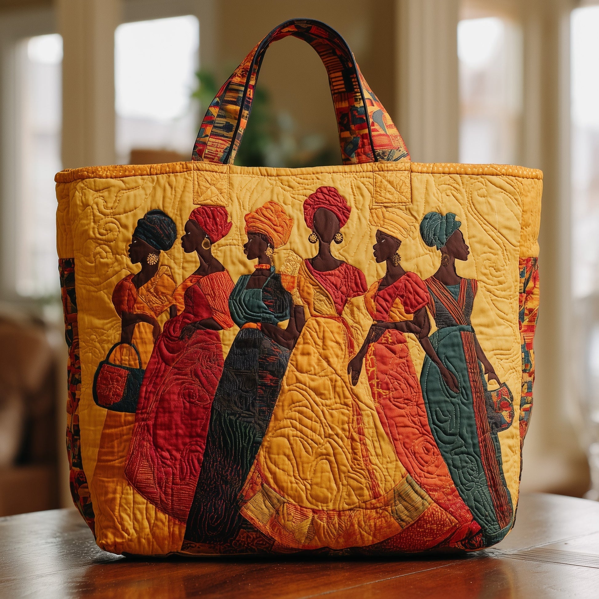 African Women Silhouettes Tote Bag
