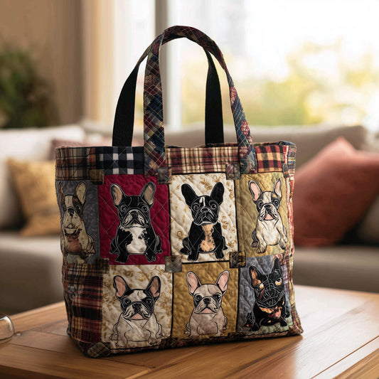 The French Bulldog Quilted Tote 4408