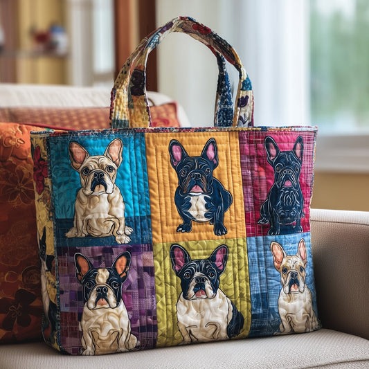The French Bulldog Quilted Tote 4411