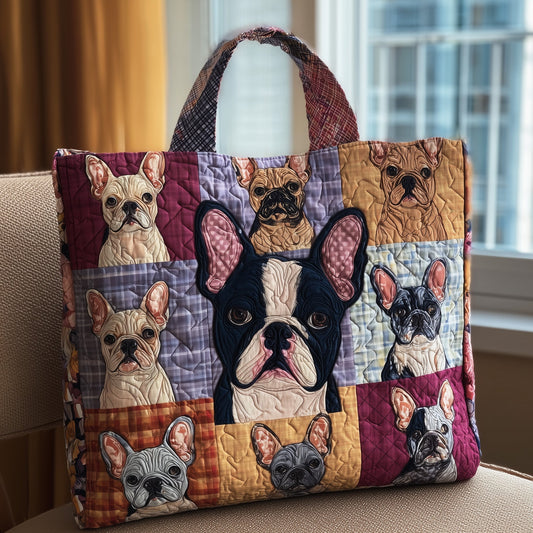 The French Bulldog Quilted Tote 4414