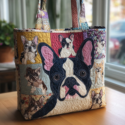 The French Bulldog Quilted Tote 4415