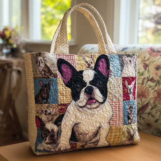 The French Bulldog Quilted Tote 4416