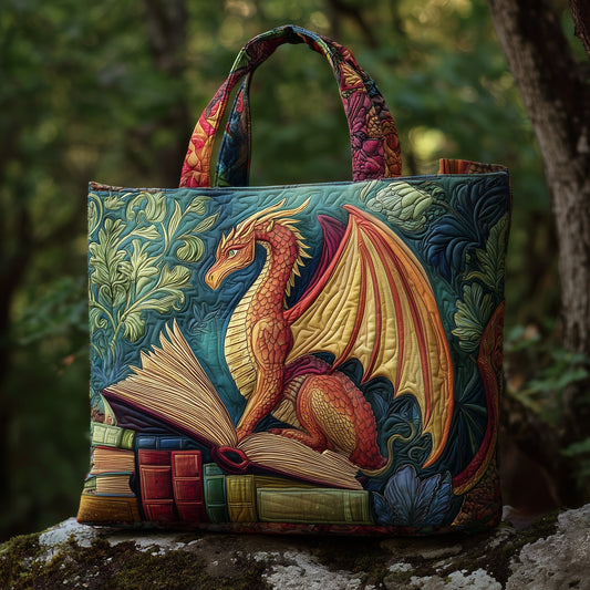 The Twilight Dragon Quilted Tote 4434