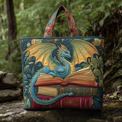 The Twilight Dragon Quilted Tote 4439