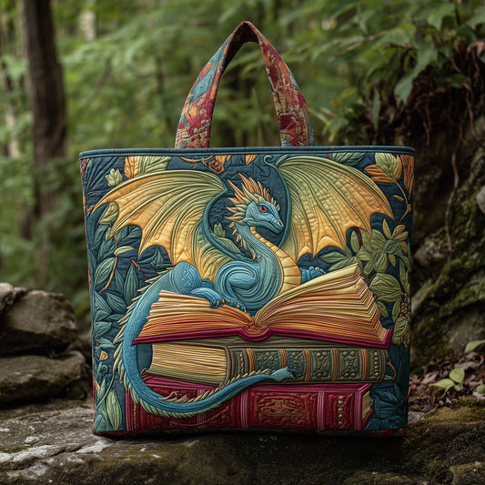 The Twilight Dragon Quilted Tote 4439