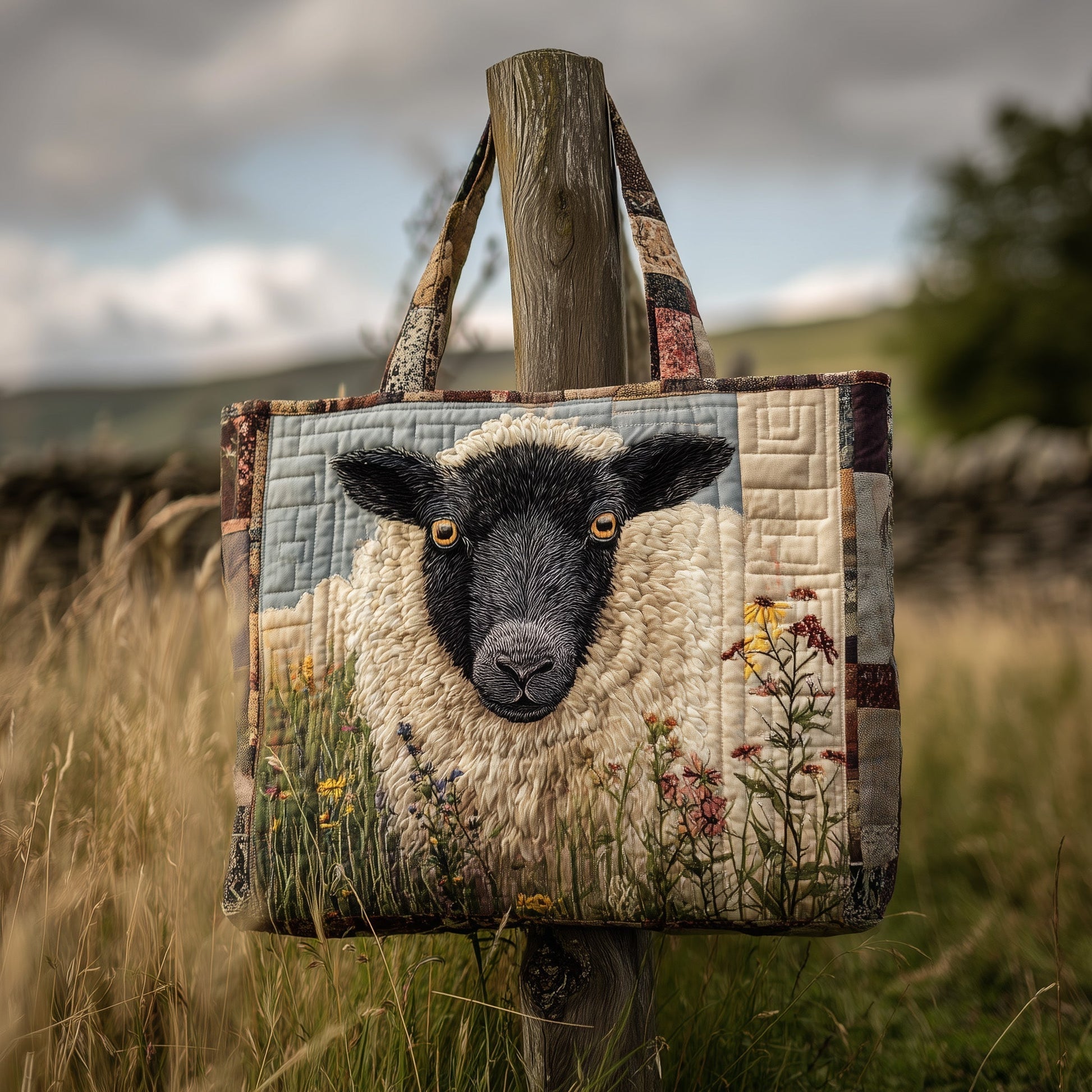 Everyday Sheep Portrait Tote Bag