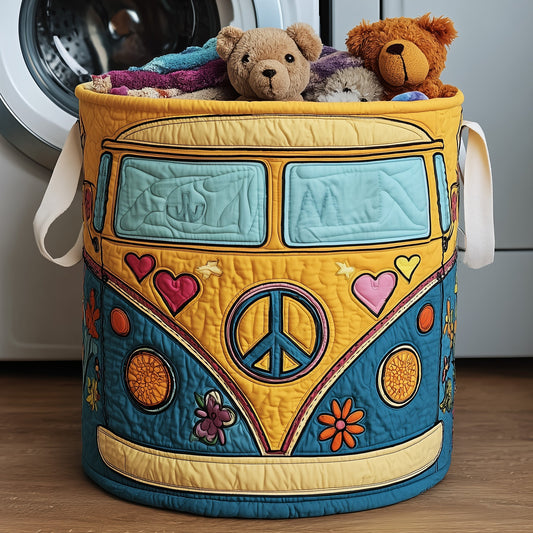 The Hippie Van Quilted Laundry Basket Tote 4700