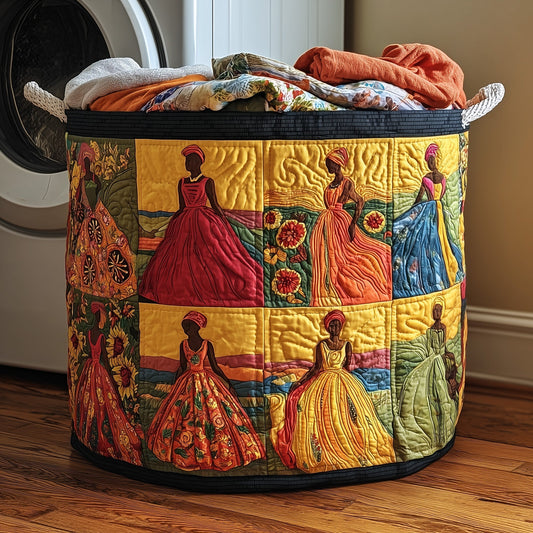 The Soulbound Roots Quilted Laundry Basket Tote 4710
