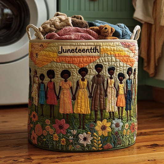 The Soulbound Roots Quilted Laundry Basket Tote 4714