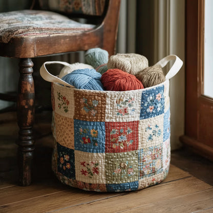 Nostalgic Petals Laundry Tote Bag