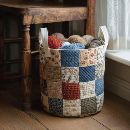 Everyday Flowers Quilted Tote Bag