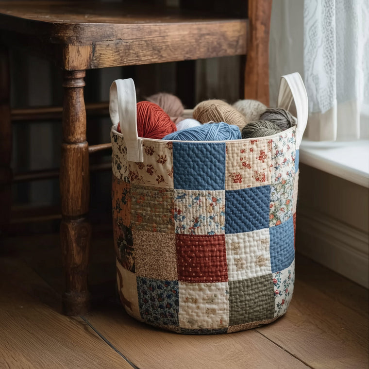Everyday Flowers Quilted Tote Bag