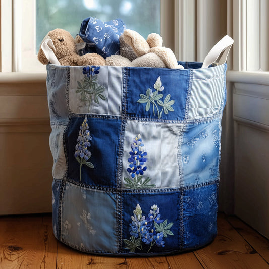 The Upcycle Heritage Quilted Laundry Basket Tote 4826