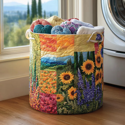 Blooming Heritage Laundry Quilted Tote