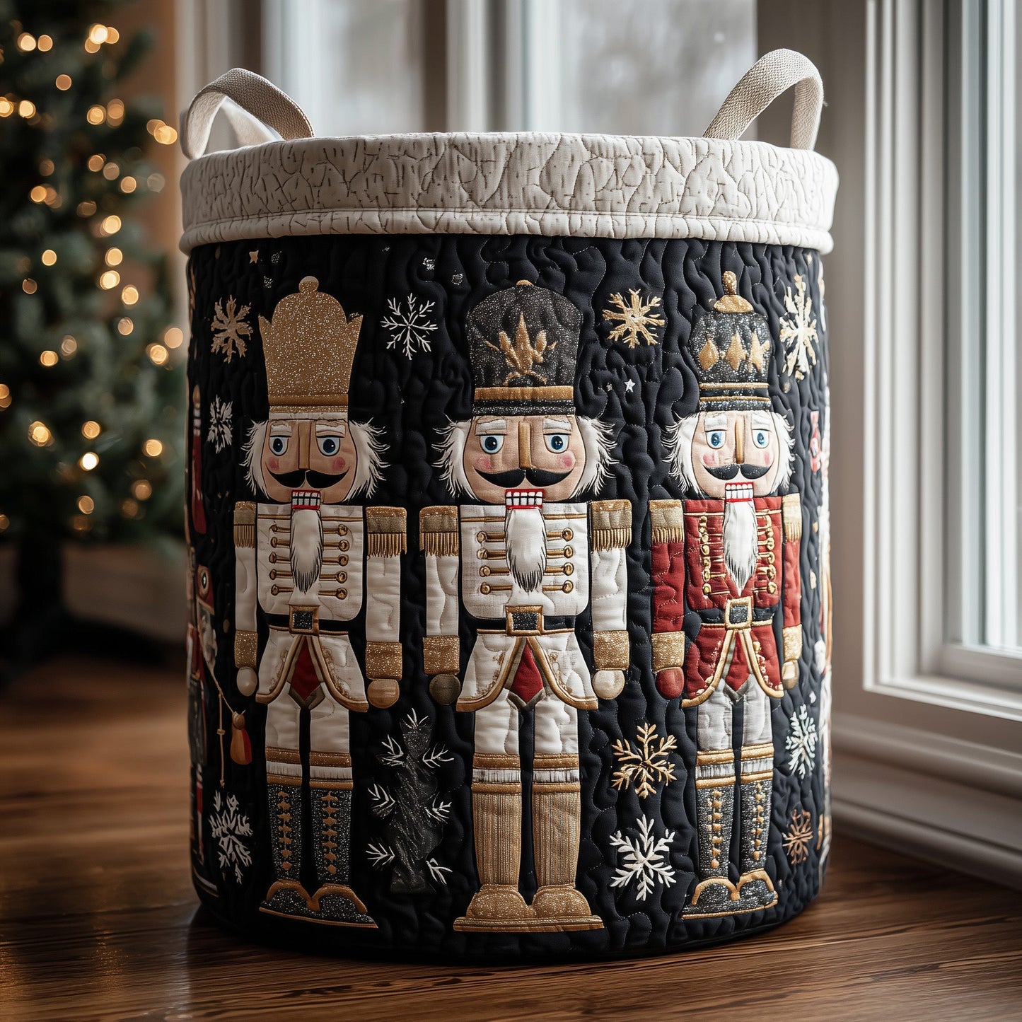 Nutcracker Spirit Laundry Quilted Tote