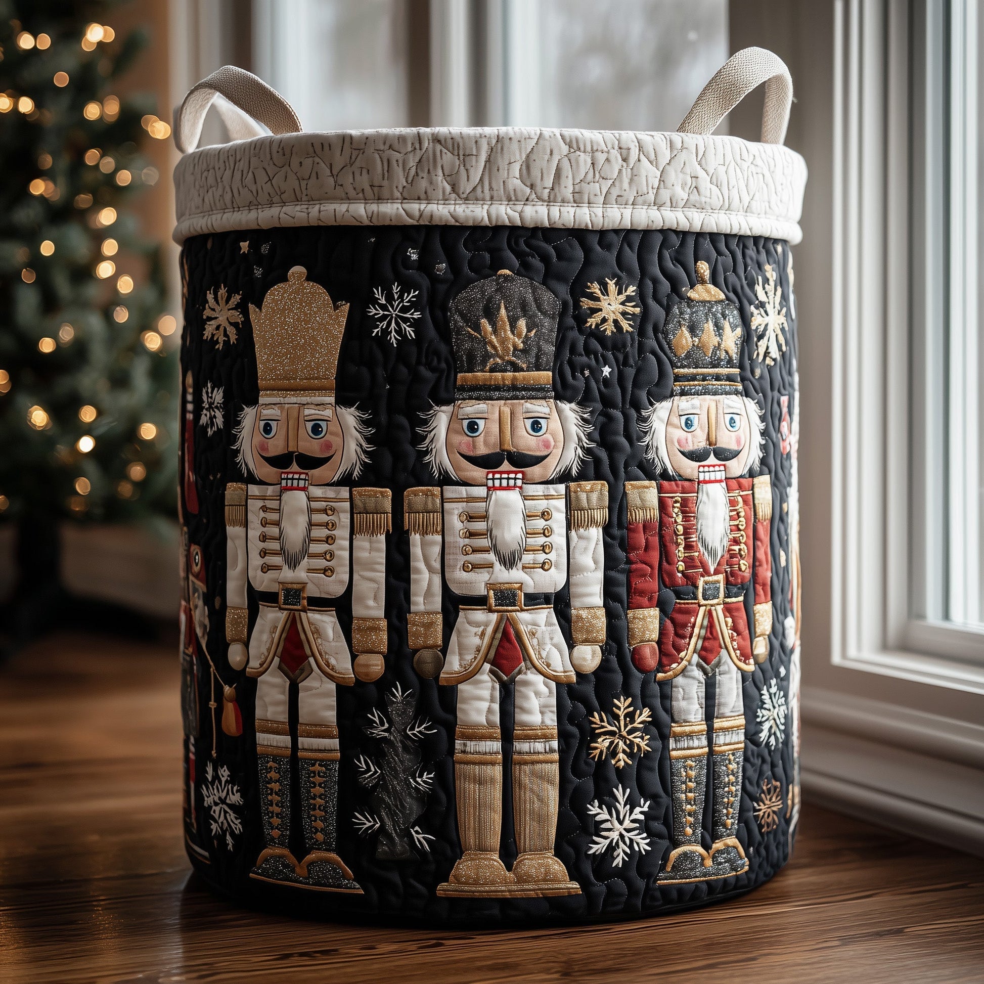 Nutcracker Spirit Laundry Quilted Tote