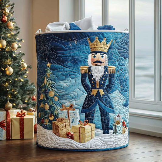 The Nutcracker Spirit Quilted Laundry Basket Tote 4841