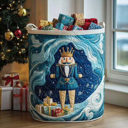 The Nutcracker Spirit Quilted Laundry Basket Tote 4842