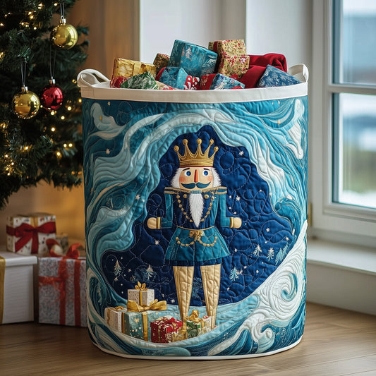 The Nutcracker Spirit Quilted Laundry Basket Tote 4842
