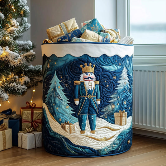 The Nutcracker Spirit Quilted Laundry Basket Tote 4843