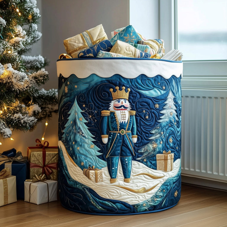 The Nutcracker Spirit Quilted Laundry Basket Tote 4843