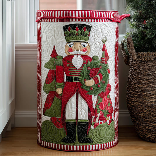 The Nutcracker Spirit Quilted Laundry Basket Tote 4844